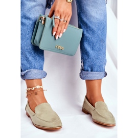 SEA Pantofi de damă Slip On Suede Green Twinky verde 1