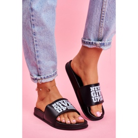 ADY Papuci de damă nu renunță niciodată la aur negru alb 1