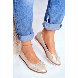 Balerini de damă Sergio Leone Gold BL612 de aur 2