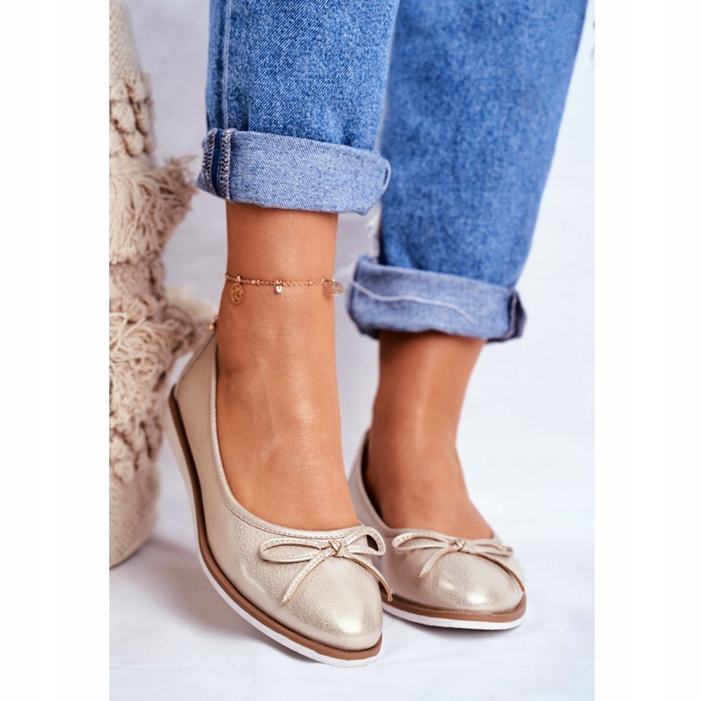Balerini de damă Sergio Leone Gold BL612 de aur 1
