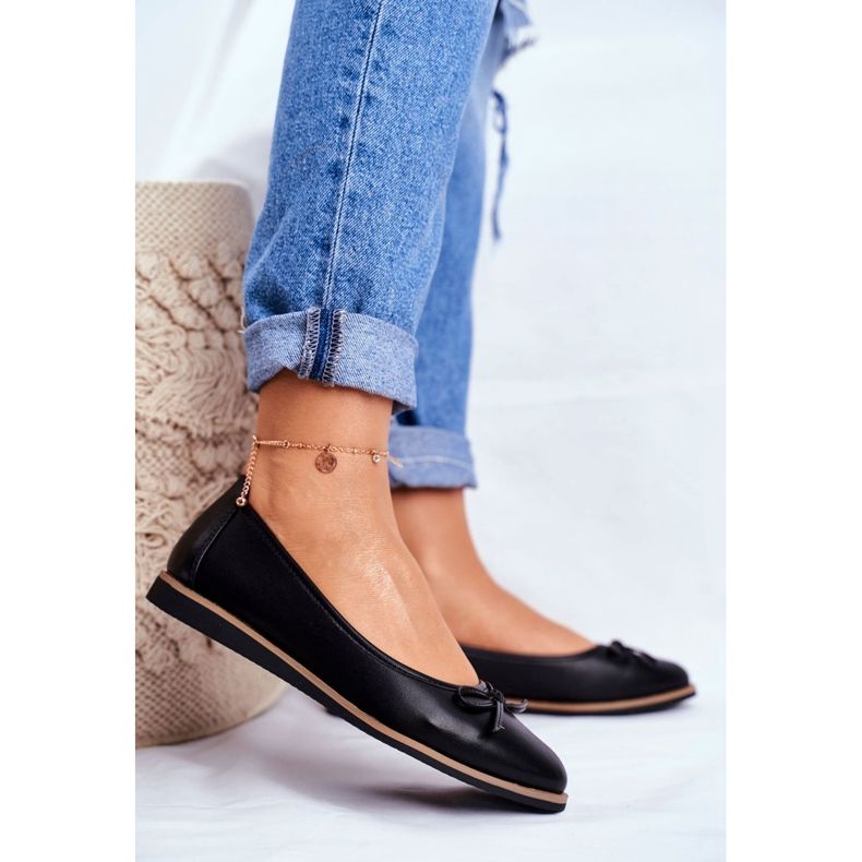 Balerini de damă Sergio Leone Black BL612 negru 1