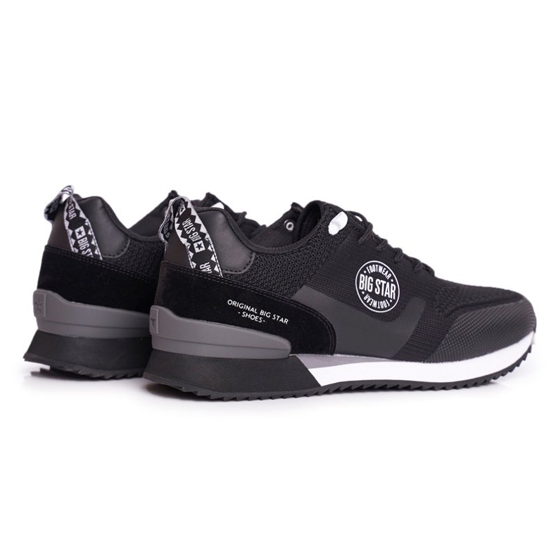 Pantofi sport pentru bărbați Big Star Black FF174206 negru 1