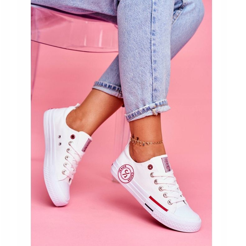 Adidași pentru femei Cross Jeans White FF2R4072C alb 2