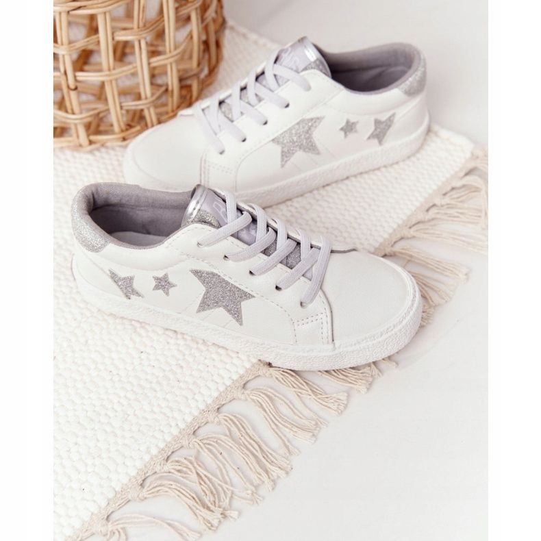 Adidași pentru copii pentru copii Big Star Slip-on White FF374034 alb alb 1