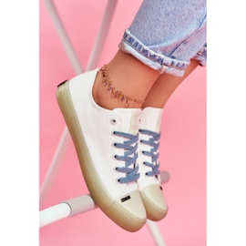 Adidași pentru femei Big Star White FF274256 alb 2