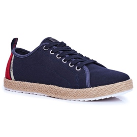 Adidași pentru bărbați Espadrile Big Star Blue Navy FF174154 albastru marin 1