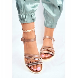 EVE Sandale pentru femei Replay maro plat 2