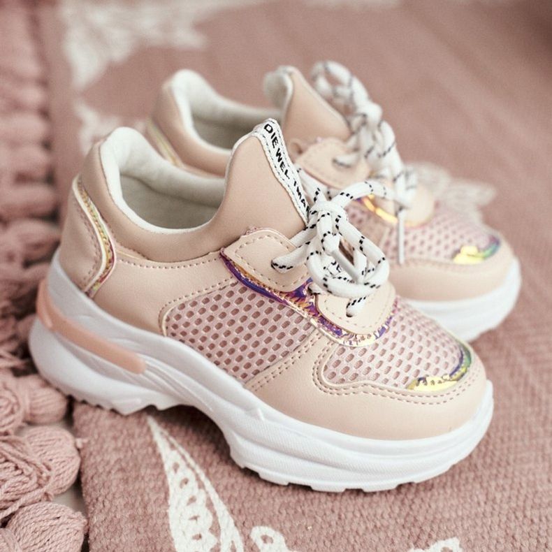 FRROCK Pantofi sport pentru copii roz Matylda 1