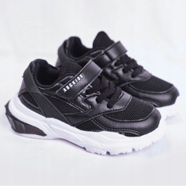 Pantofi sport negri pentru copii Abckids B933204077 negru 1