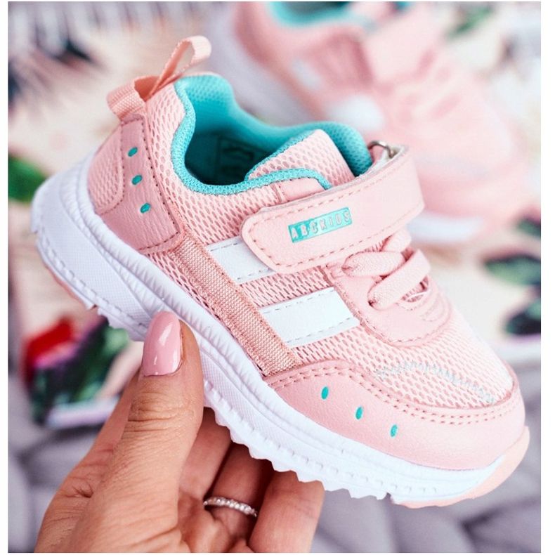 Pantofi sport pentru copii roz ABCKIDS B933104083 2