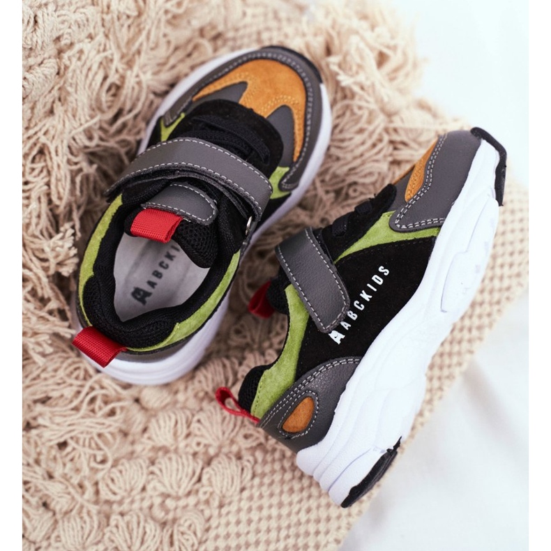 ABCKIDS Pantofi sport pentru copii negri ABCIS B932104063 negru 2
