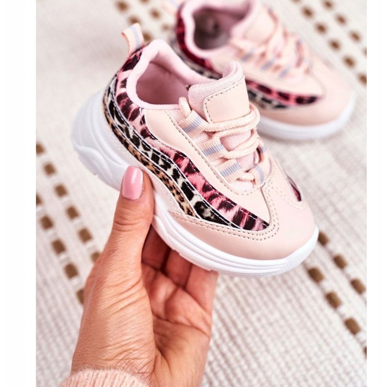 FRROCK Pantofi sport copii Dante roz 1