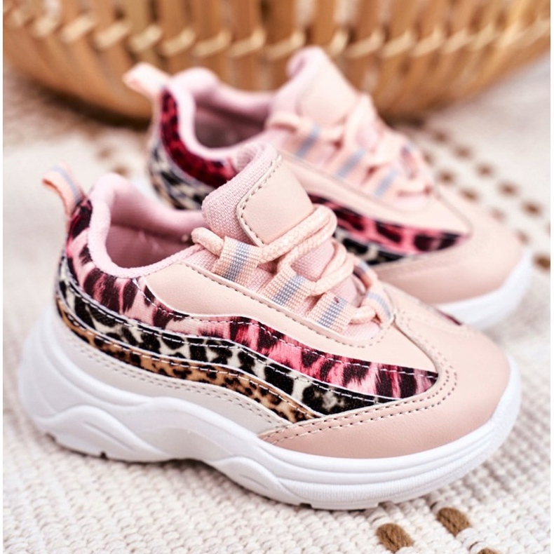 FRROCK Pantofi sport copii Dante roz 2