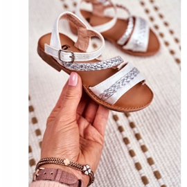 FRROCK Sandale Kremo pentru copii argintii gri 2