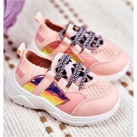 FRROCK Pantofi sport pentru copii Velma roz 2