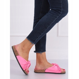 Papuci boho roz pentru femei CK136P Fushie 2