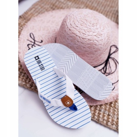Papuci de damă Flip-flops Big Star White DD274A245 alb 2