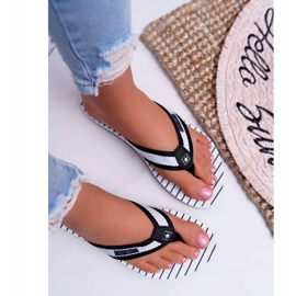 Papuci de damă Flip-flops Big Star Black DD274A251 negru 2