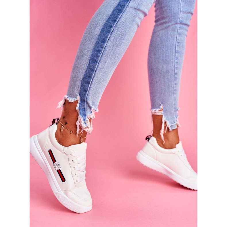 SEA Încălțăminte sport de damă White Naomi alb 2