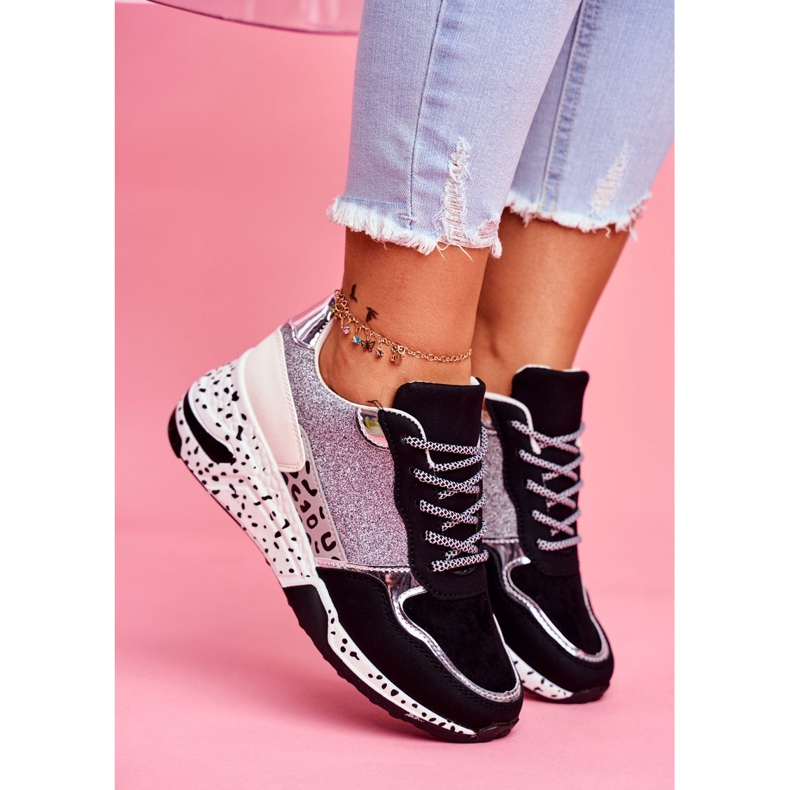 Încălțăminte sport pentru femei Talpă groasă Nokien negru 1