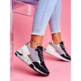 Încălțăminte sport pentru femei Talpă groasă Nokien negru 2