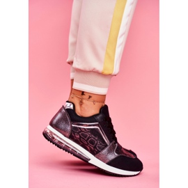 SEA Încălțăminte sport pentru femei Adidași negri Helly negru 2