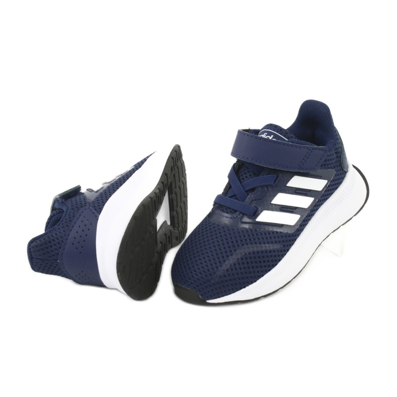 Pantofi Adidas Runfalcon I Jr EG6153 alb albastru marin 4