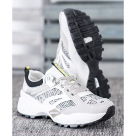 Pantofi sport MCKEYLOR alb gri 1