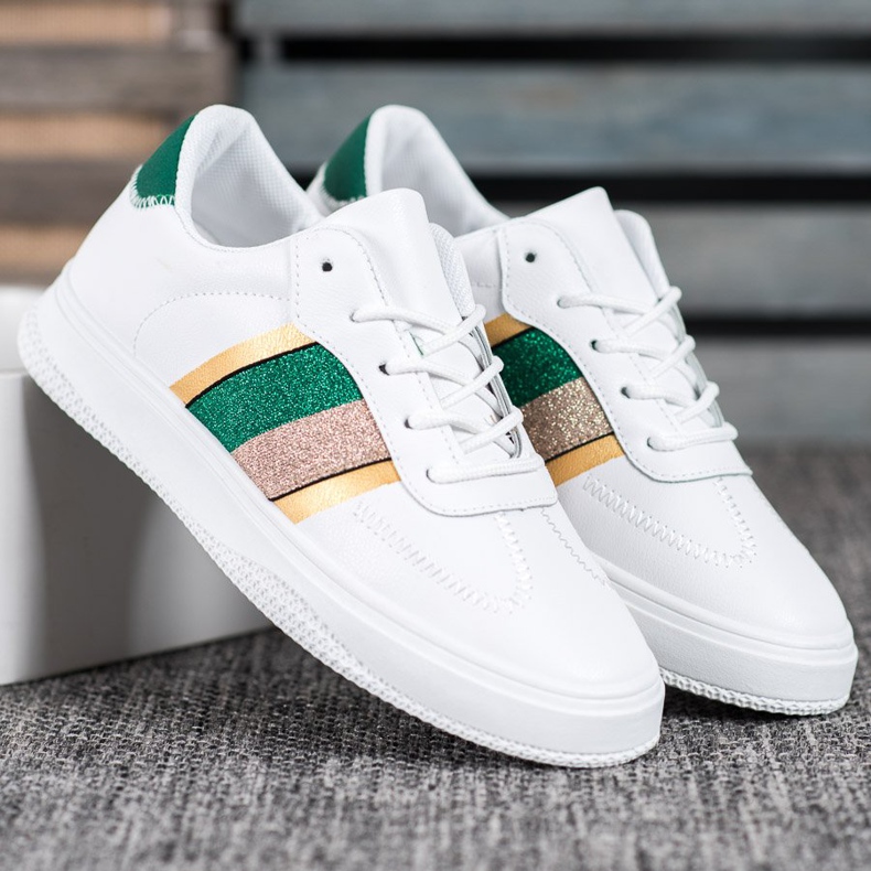 Small Swan Pantofi sport la modă alb 1 Small Swan Pantofi sport la modă alb 1