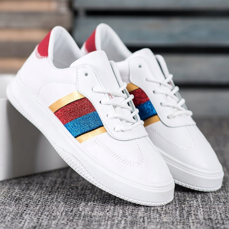 Small Swan Pantofi sport la modă alb 2 Small Swan Pantofi sport la modă alb 2