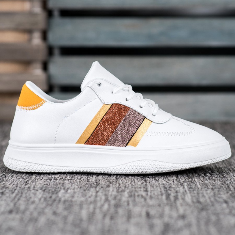 Small Swan Pantofi sport la modă alb 1