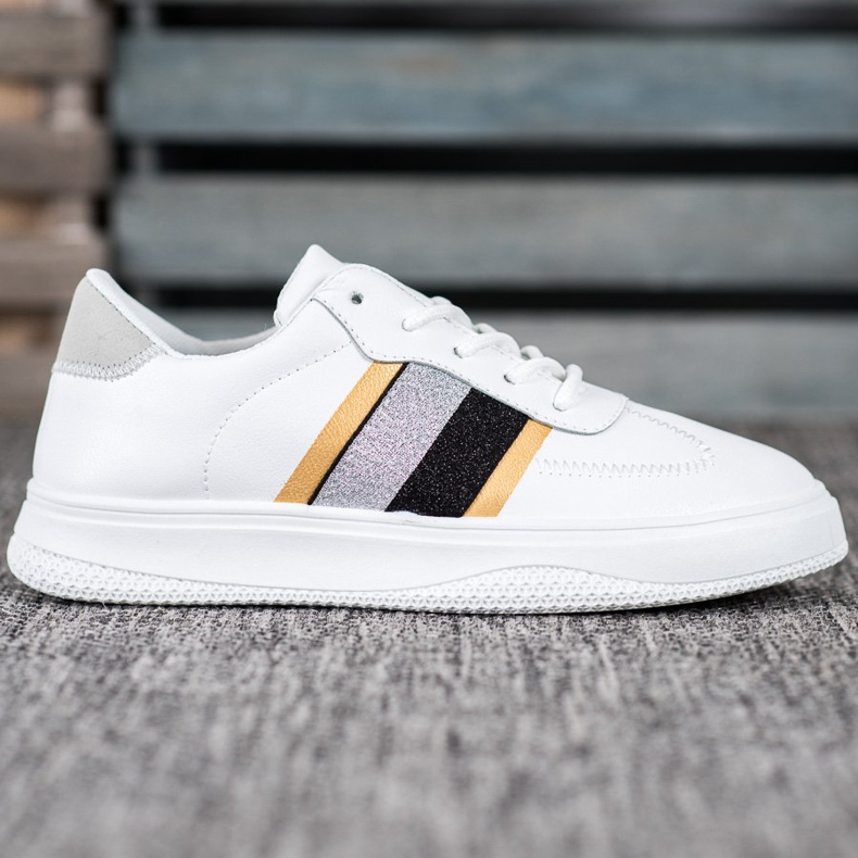 Small Swan Pantofi sport la modă alb 2 Small Swan Pantofi sport la modă alb 2