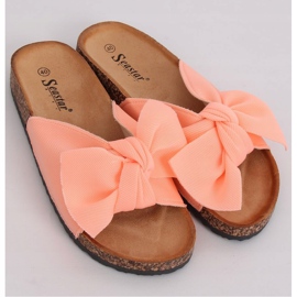 Papuci roz CK108 Papuci roz pe talpa de plută 2