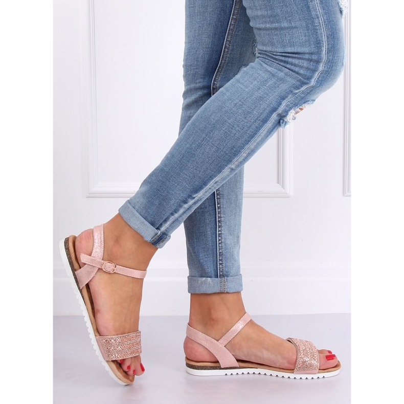 Sandale pentru femei roz HT-69 Roz 2