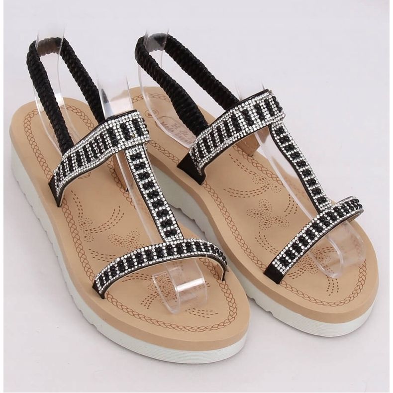 Sandale negre pentru femei HD-128 Negre negru 1