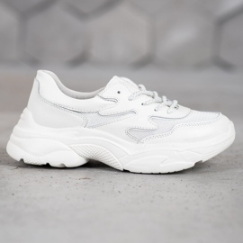 Filippo Adidași albi din piele 2