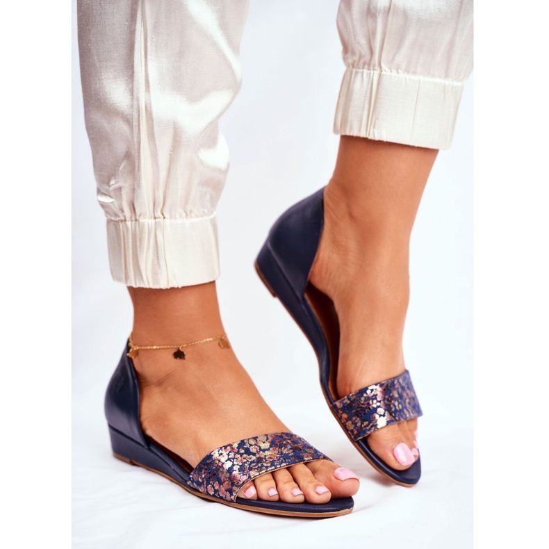 Sandale pentru femei Piele Maciejka Piele Albastru Navy 1971 Nomara 1