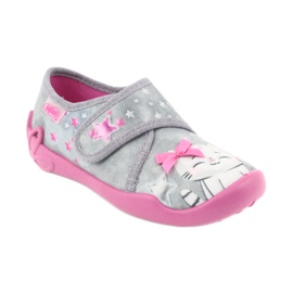 Pantofi pentru copii Befado 122X002 roz gri 1