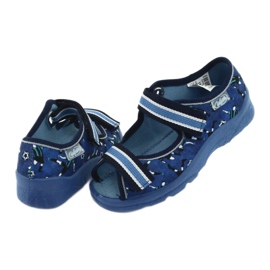 Pantofi pentru copii Befado 969X141 albastru marin albastru 4