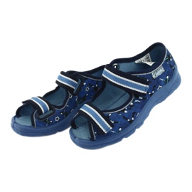 Pantofi pentru copii Befado 969X141 albastru marin albastru 3