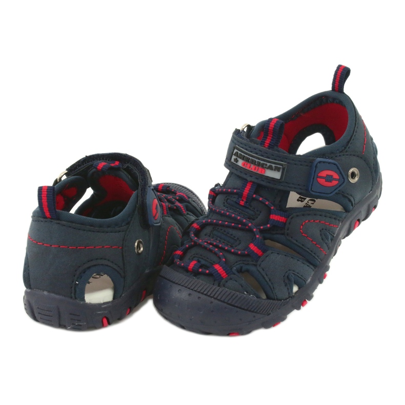 American Club Băieți Sandale Sandals Insert DR08/20 Navy Blue Velcro albastru 2 American Club Băieți Sandale Sandals Insert DR08/20 Navy Blue Velcro albastru 2