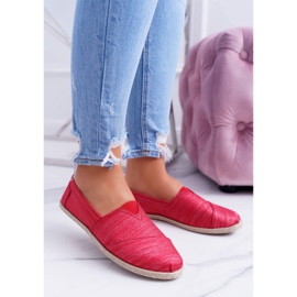 NEWS Espadrile Red Glitter pentru femei de la Emmera roșu 1