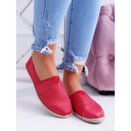 NEWS Espadrile Red Glitter pentru femei de la Emmera roșu 2