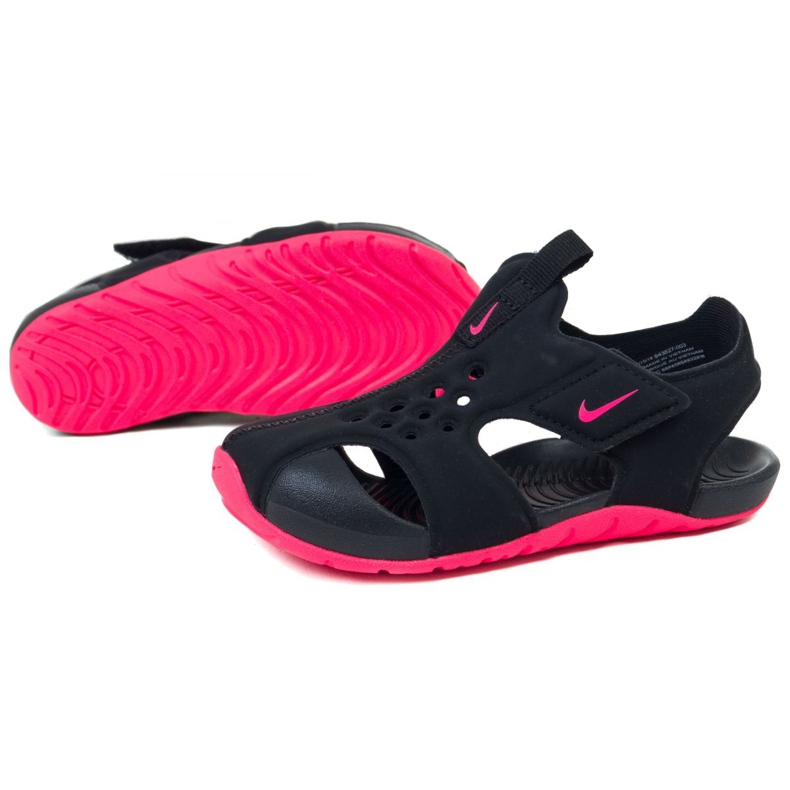 Pantofi Nike Sunray Protect 2 Jr 943827-003 negru roz 1 Pantofi Nike Sunray Protect 2 Jr 943827-003 negru roz 1