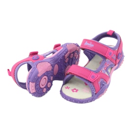 Sandale pentru fete American Club HL17 / 19 violet 3