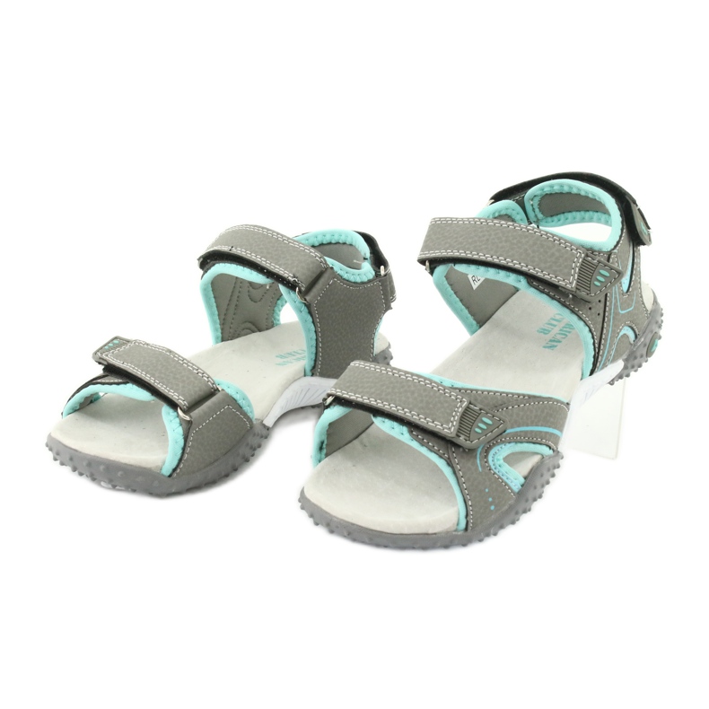 American Club Sandale sport Sandaluri Insert de piele excelentă RL26/20 gri 2 American Club Sandale sport Sandaluri Insert de piele excelentă RL26/20 gri 2
