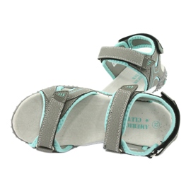 American Club Sandale sport Sandaluri Insert de piele excelentă RL26/20 gri 4 American Club Sandale sport Sandaluri Insert de piele excelentă RL26/20 gri 4