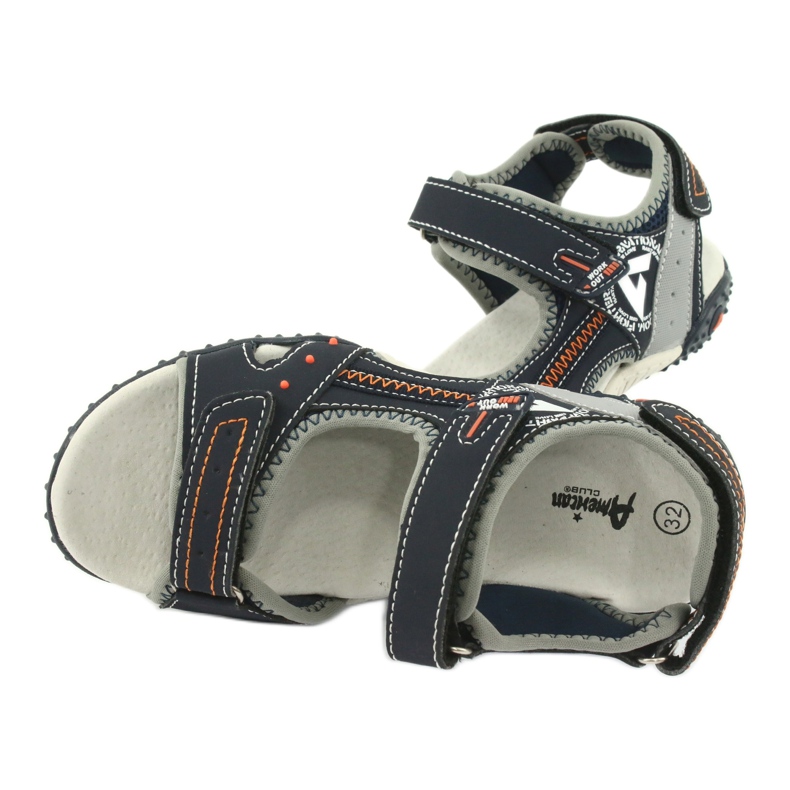 Sandals Sports Sports Sports Insert American Club RL19/19 Navy/Grey portocale 4