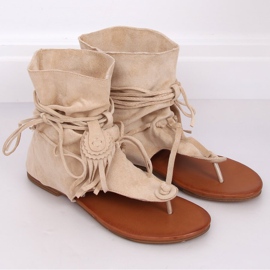 Flip-flops cu partea superioară bej SL1010P Bej 3