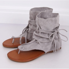 Flip-flops gri cu partea superioară SL1010P Gri 1